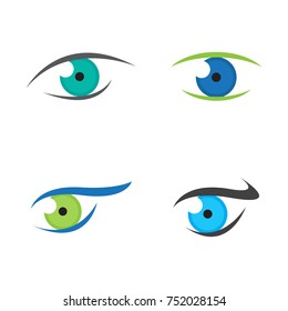 eye care logo template