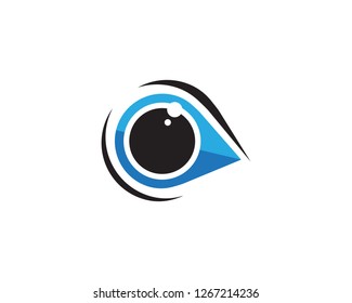 Eye care Logo Template design illustration