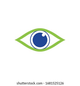 eye care logo template icon symbol