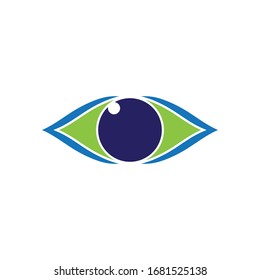 eye care logo template icon symbol