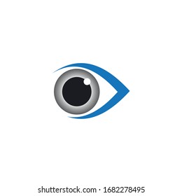 eye care logo template icon symbol