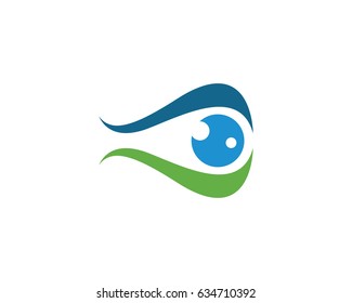 Eye care Logo Template icon