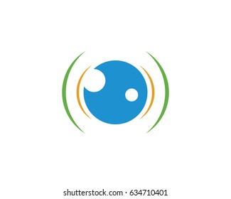 Eye care Logo Template icon