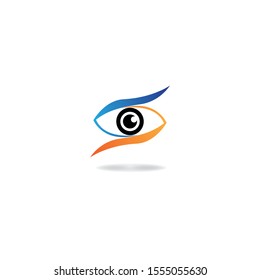 Eye care logo template vector icon design