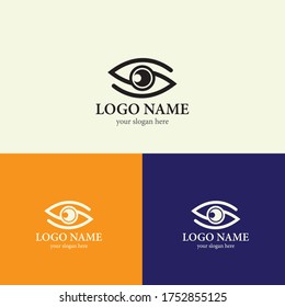 Eye care logo template vector icon design