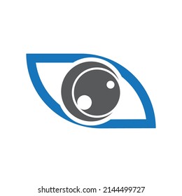 Eye care logo template vector icon design