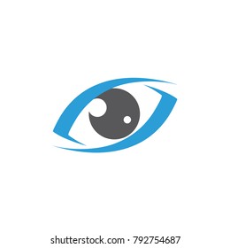 Eye Care logo template, vision vector illustration
