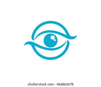 Eye care logo vector