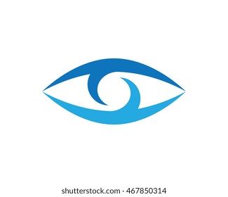 Eye care logo vector