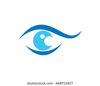 Eye care logo vector