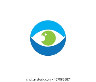 Eye care logo vector