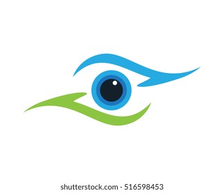 Eye care logo vector