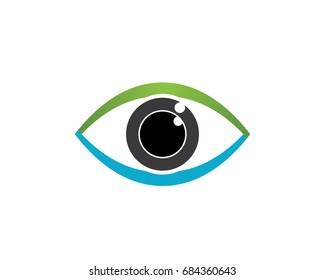  Eye care logo vector
