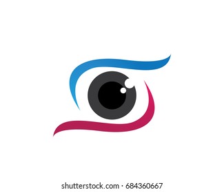  Eye care logo vector
