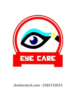 Eye care logo vector concept
