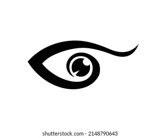 Eye care logo vector illustration isolated