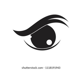 Eye care logo vector template