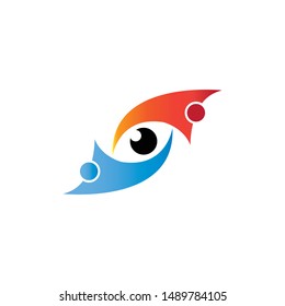 eye care  logo vector  template 