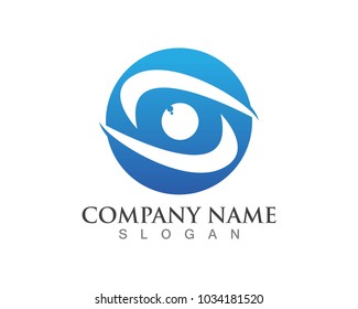 eye care logos and symbols template icons app vectors