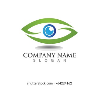 Eye care logos Template and symbols