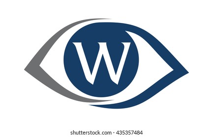 Eye Care Solutions Letter  W