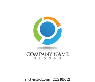 Eye care and symbols template vector icons app