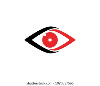 Eye care vector logo design