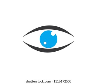 Eye Care vector logo design