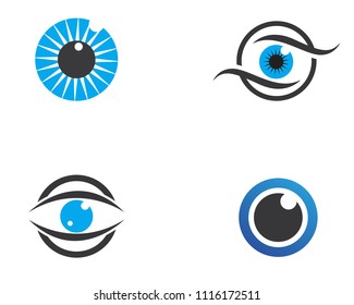 Eye Care vector logo design