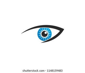 Eye Care vector logo design