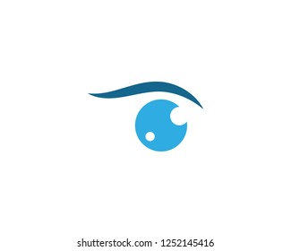 Eye Care vector logo design