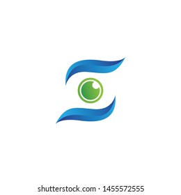 Eye Care vector logo design