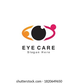  Diseño del logotipo vectorial Eye Care