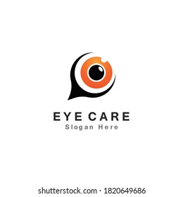  Eye Care vector logo design