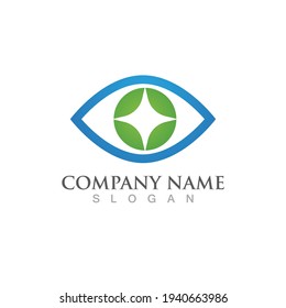 Eye Care vector logo design