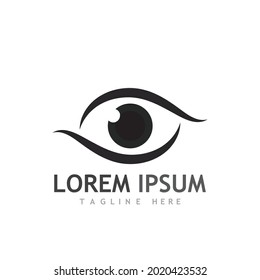  Eye Care vector logo design