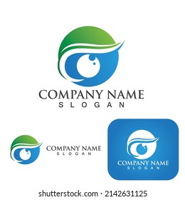  Diseño del logotipo vectorial Eye Care