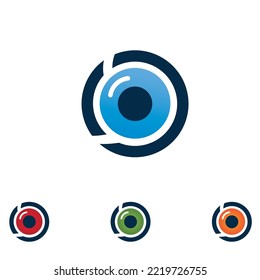  Diseño del logotipo vectorial Eye Care