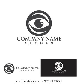  Eye Care vector logo design Branding Identity Corporate
