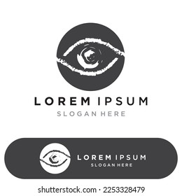 Diseño del logotipo vectorial Eye Care