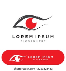 Diseño del logotipo vectorial Eye Care