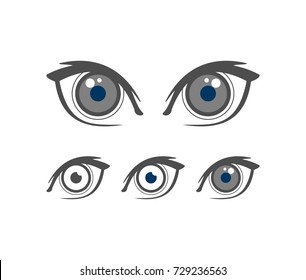 Eye Care Vector Logo Design