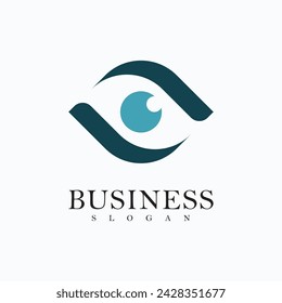 Eye Care vector logo symbol