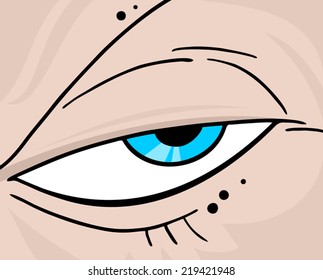 Eye cartoon