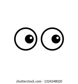 eye cartoon icon vector