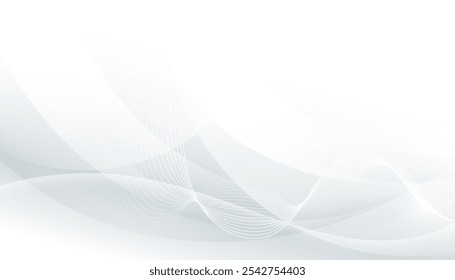 eye catching abstract flowing curvy line backdrop for presentation vector