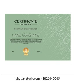 Eye Catching Achievement Certificate Template 