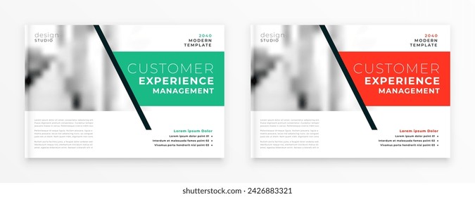 eye catching annual report layout a printable cover page vector
