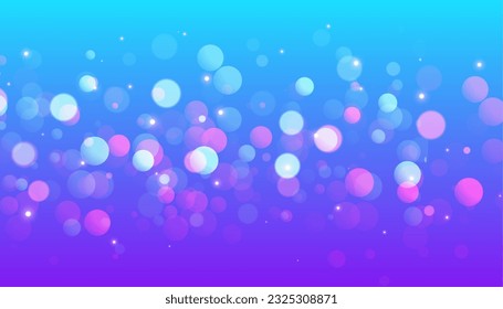 eye catching blurred bokeh banner for abstract art vector