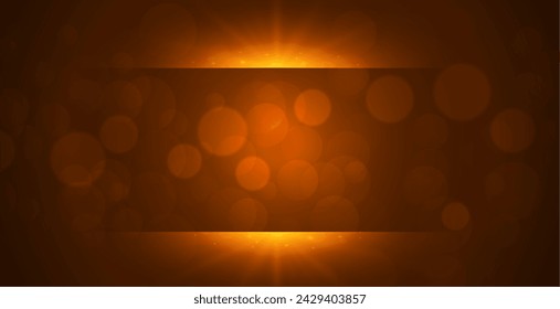 eye catching bokeh backdrop with shiny light effect vector